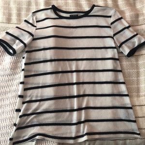 Who What Wear striped t-shirt